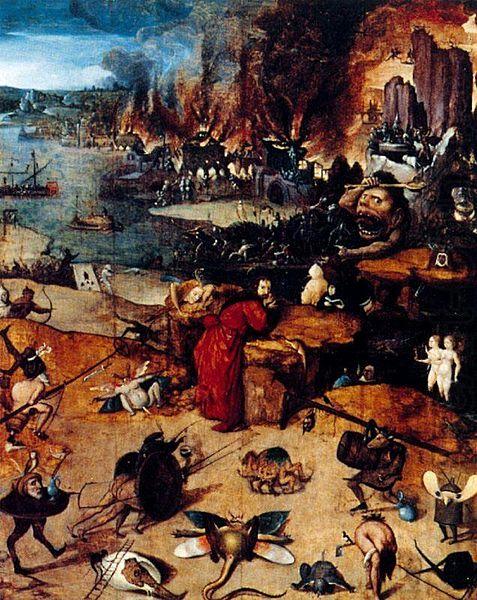 BOSCH, Hieronymus The Temptation of Saint Anthony china oil painting image